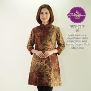 Atasan batik wanita size M motif Truntum Sekar Laras