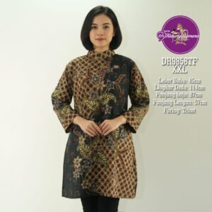Tunik batik wanita size XXL motif Sekar Kawung Laras