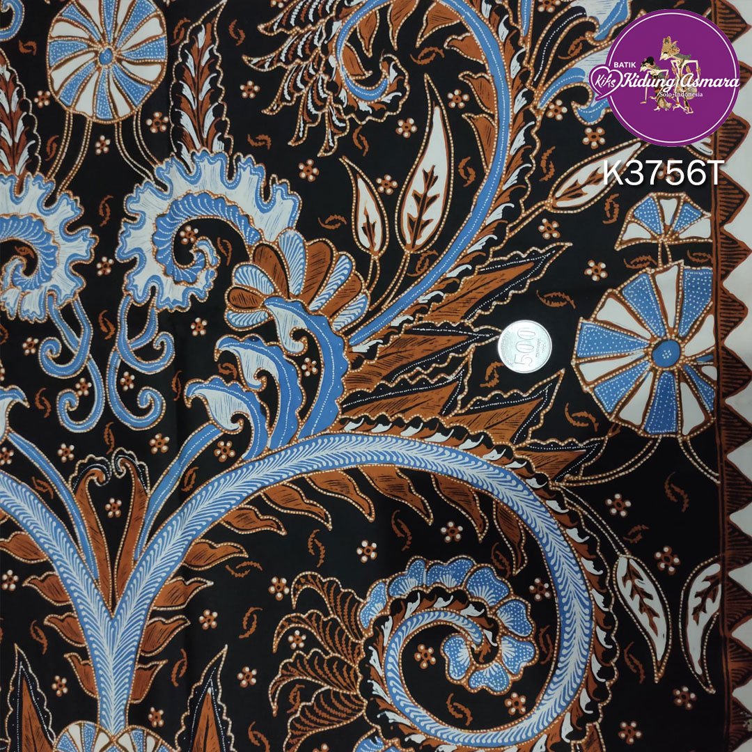 Kain Batik Tulis Motif Semen Kusuma Nirmala – K3756TWJ - Gambar 3