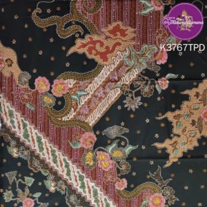 Kain Batik Tulis Pola Kemeja Lengan Pendek motif Jagad Kusuma Wibawa