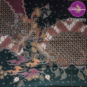 Kain batik tulis pola kemeja lengan pendek motif Cendrawasih Jagad Amarta