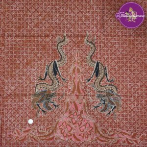 Kain Batik Tulis Pola Tangan Panjang Motif Naga Dwi Laksana – K3772TPWJ