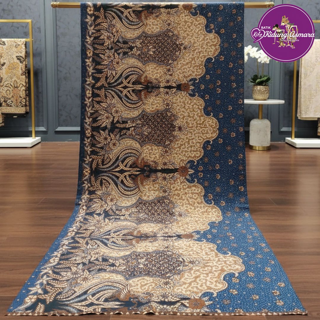 Kain Batik Tulis Motif Cendrawasih Biru – K3768TWD - Gambar 2