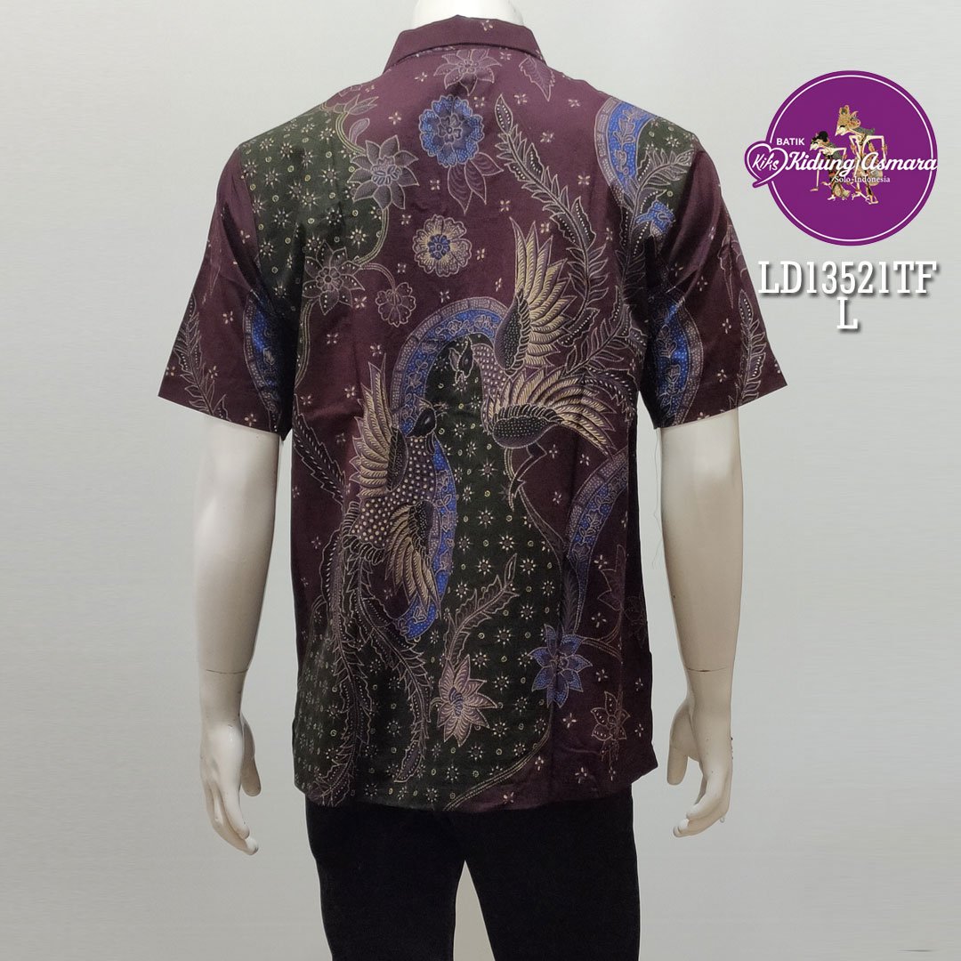 Kemeja Batik Tulis Pria Motif Cendrawaih Kusuma Wibawa - LD13521 - Gambar 3