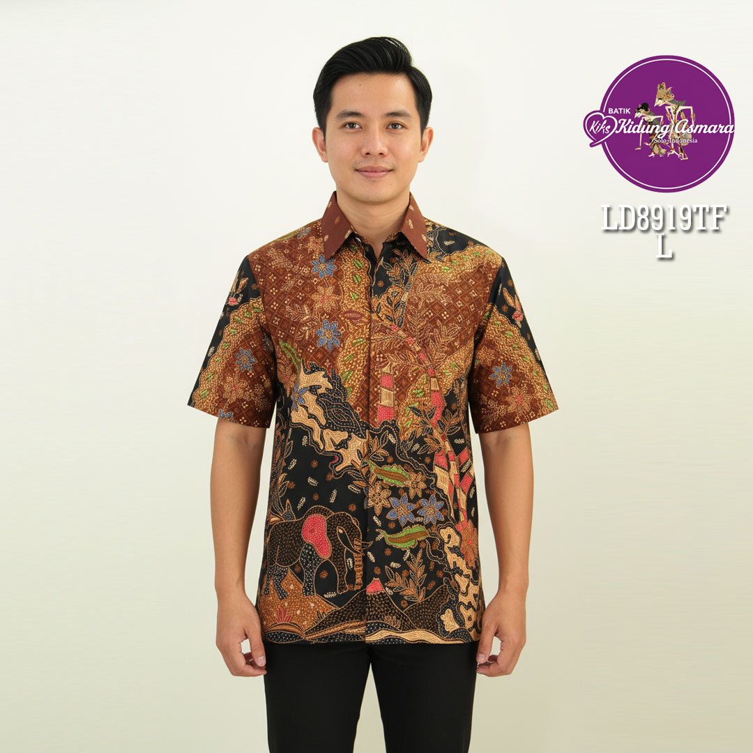 Batik tulis pria size L motif Gajah Wibawa Lelana